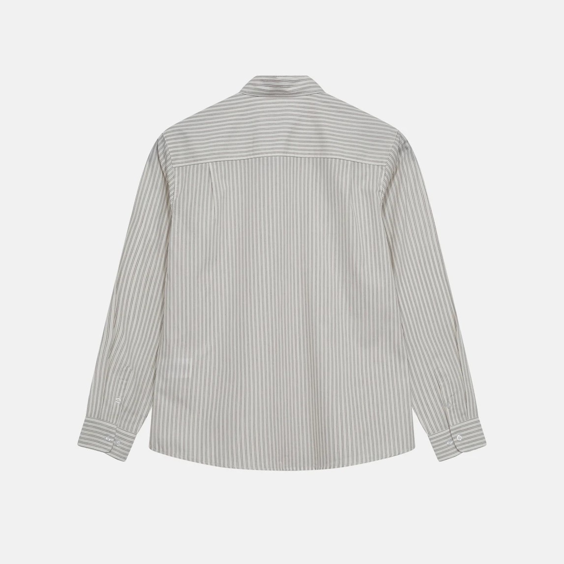 Resterods Chris Poplin Shirt L/S 8089-Grey