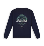 Pure Path 26030301 Rooted Tree Crew Neck Dark Navy