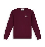 Pure Path 26030301 Rooted Tree Crew Neck Wine Red