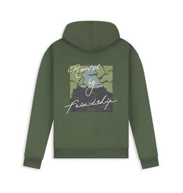 Pure Path 26030307 Forest Rooted Hoodie Dark Army