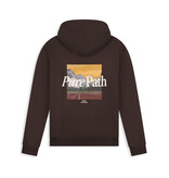 Pure Path 26030305 Landscape View Hoodie Dark Brown