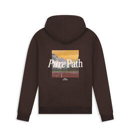 Pure Path 26030305 Landscape View Hoodie Dark Brown