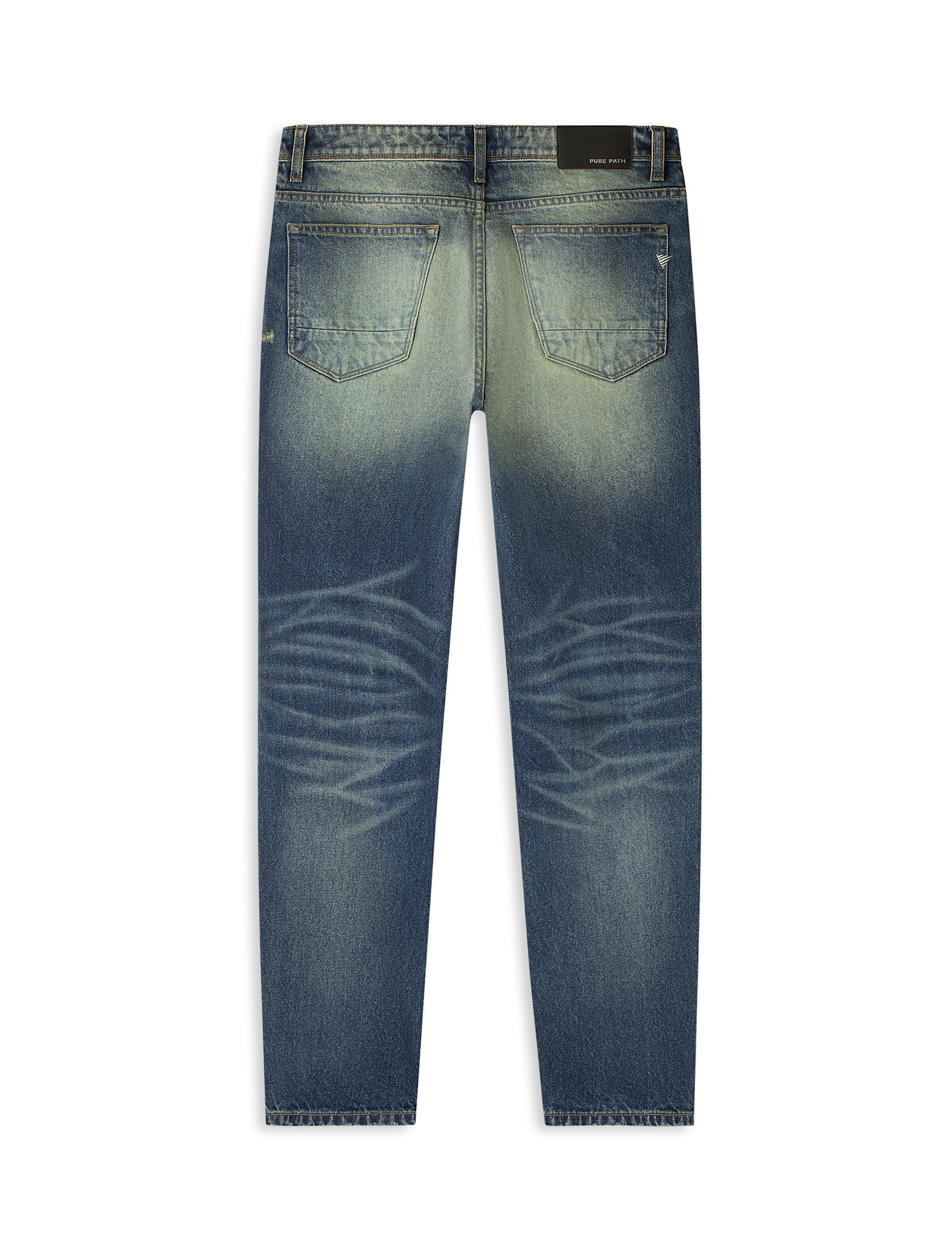 Pure Path The Aiden W1759 Loose Fit Jeans Denim Blue Green
