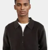 Ciszere Caleb Half ZIp Knit Java Brown