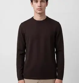 Ciszere Clark Knitted Crew Neck Knit Java Brown