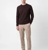 Ciszere Clark Knitted Crew Neck Knit Java Brown