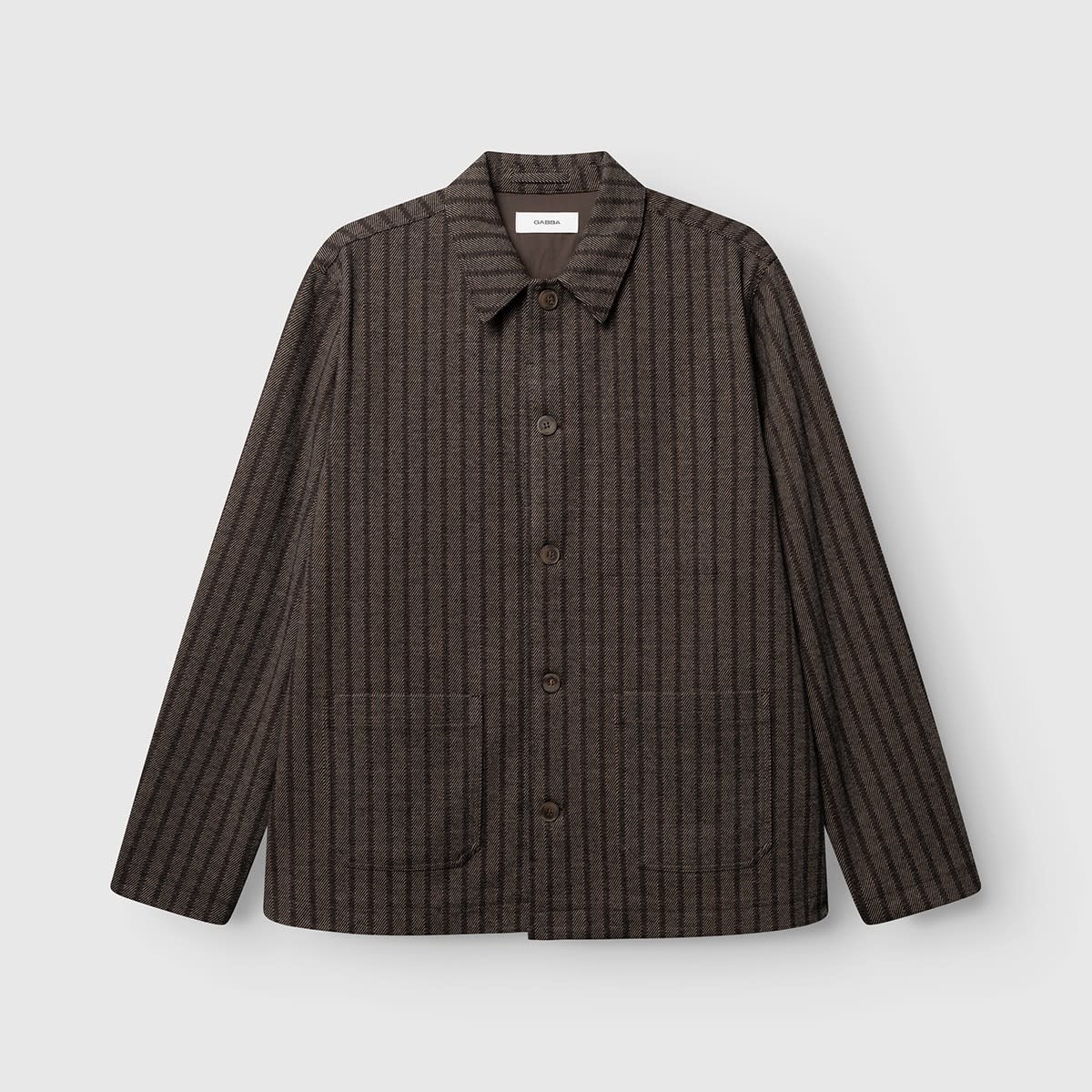 Gabba Libre AX Zapies LS Overshirt Brown Slate