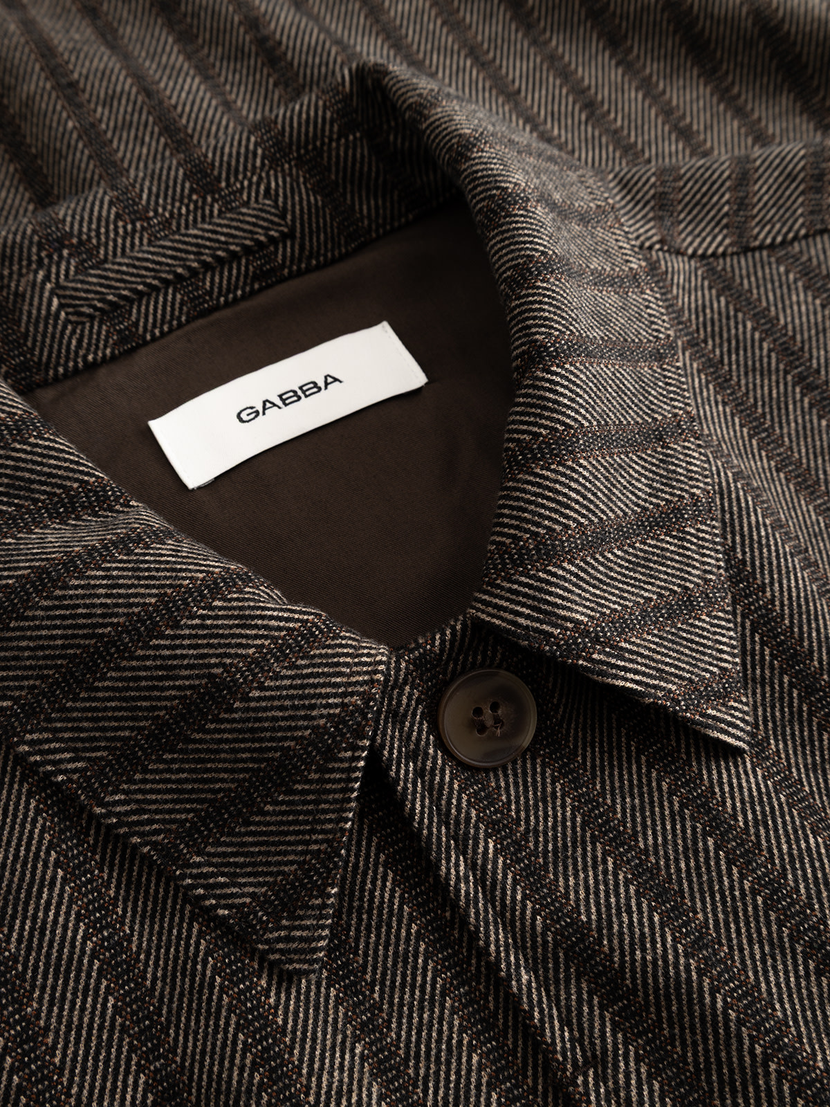 Gabba Libre AX Zapies LS Overshirt Brown Slate