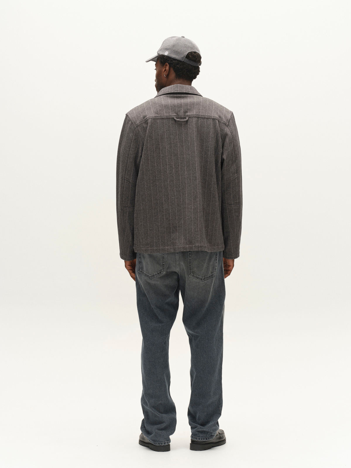 Gabba Libre AX Stripes LS Overshirt Dark Grey