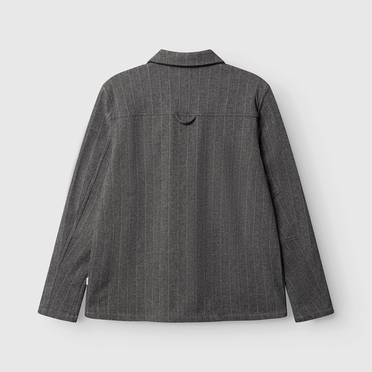 Gabba Libre AX Stripes LS Overshirt Dark Grey