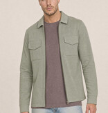 Kultivate Luxury Zip Overshirt Sea Spray