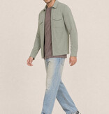 Kultivate Luxury Zip Overshirt Sea Spray