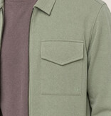 Kultivate Luxury Zip Overshirt Sea Spray