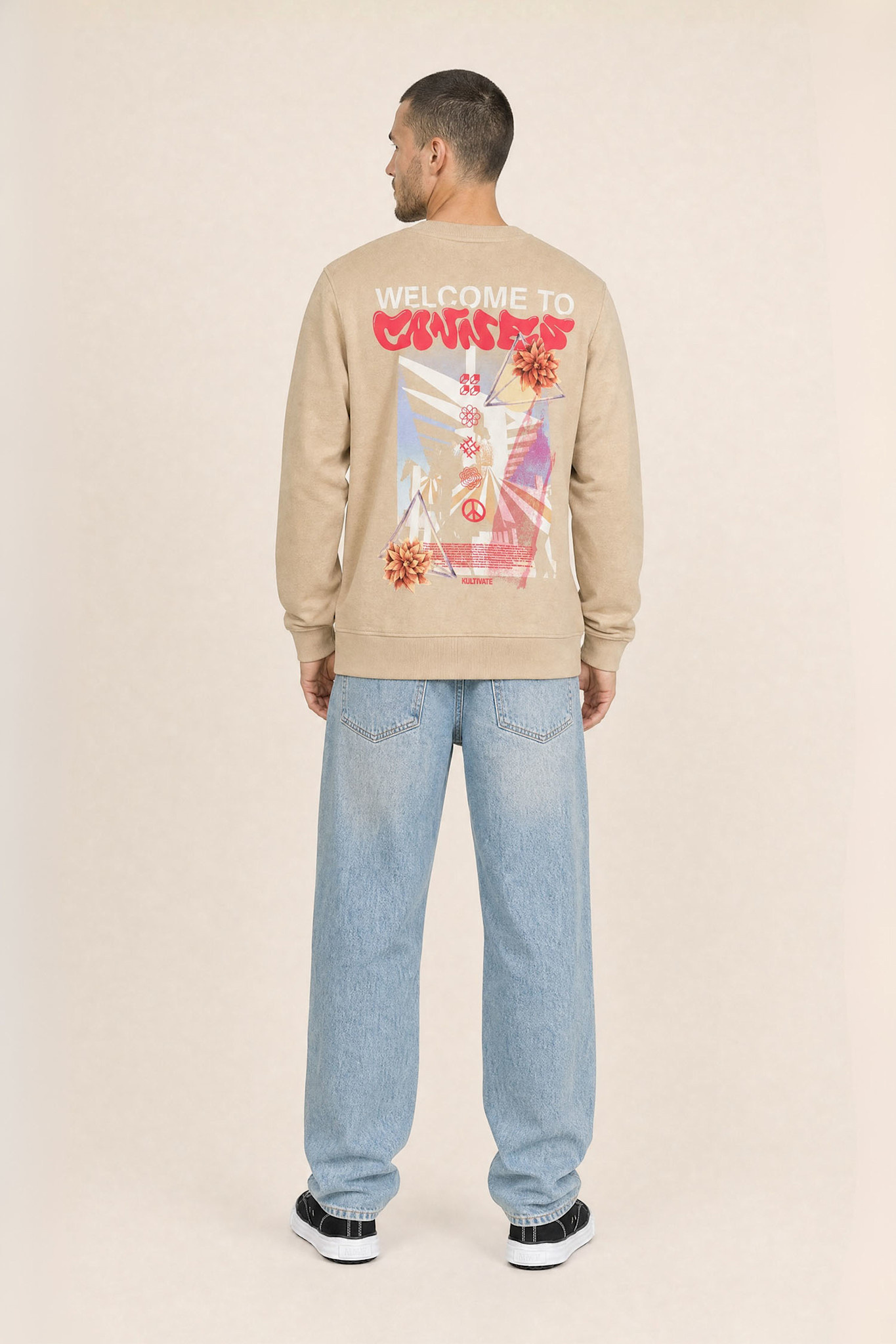 Kultivate Cannes Crew Neck Sweat Seneca Rock