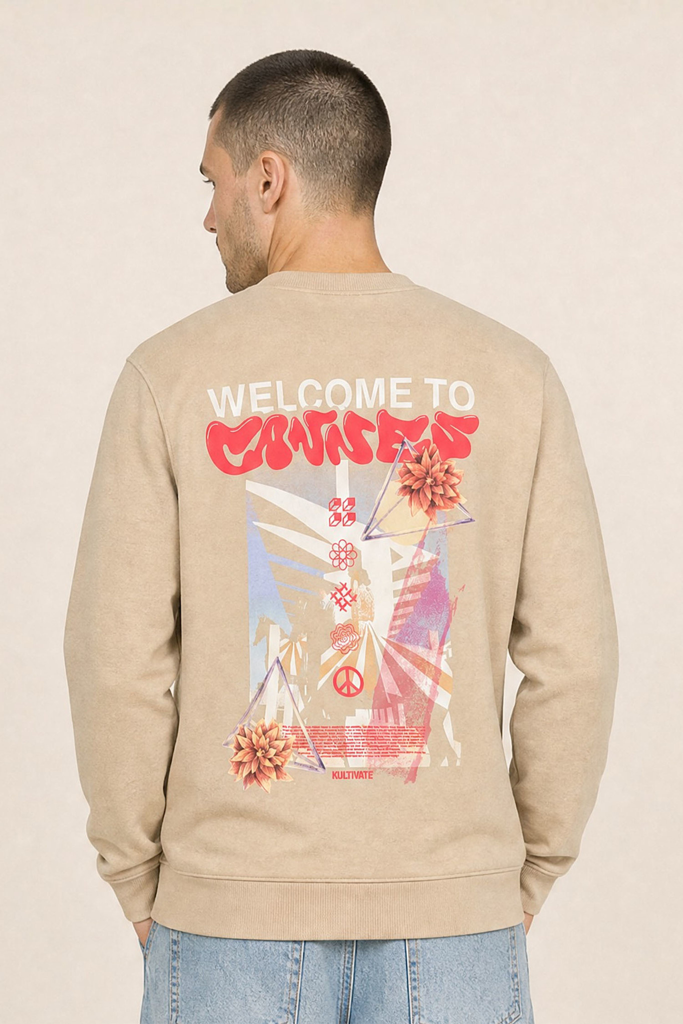 Kultivate Cannes Crew Neck Sweat Seneca Rock