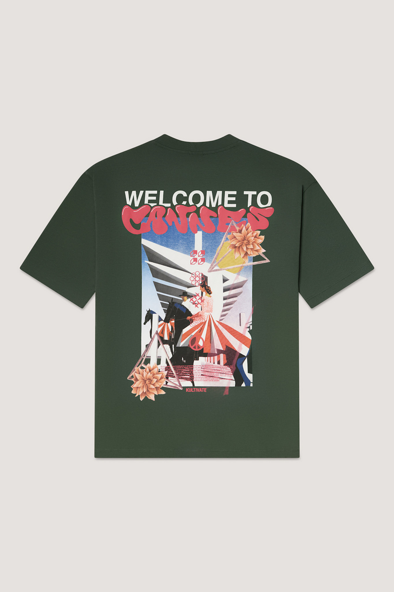 Kultivate Luxury Cannes Tee Deep Forest