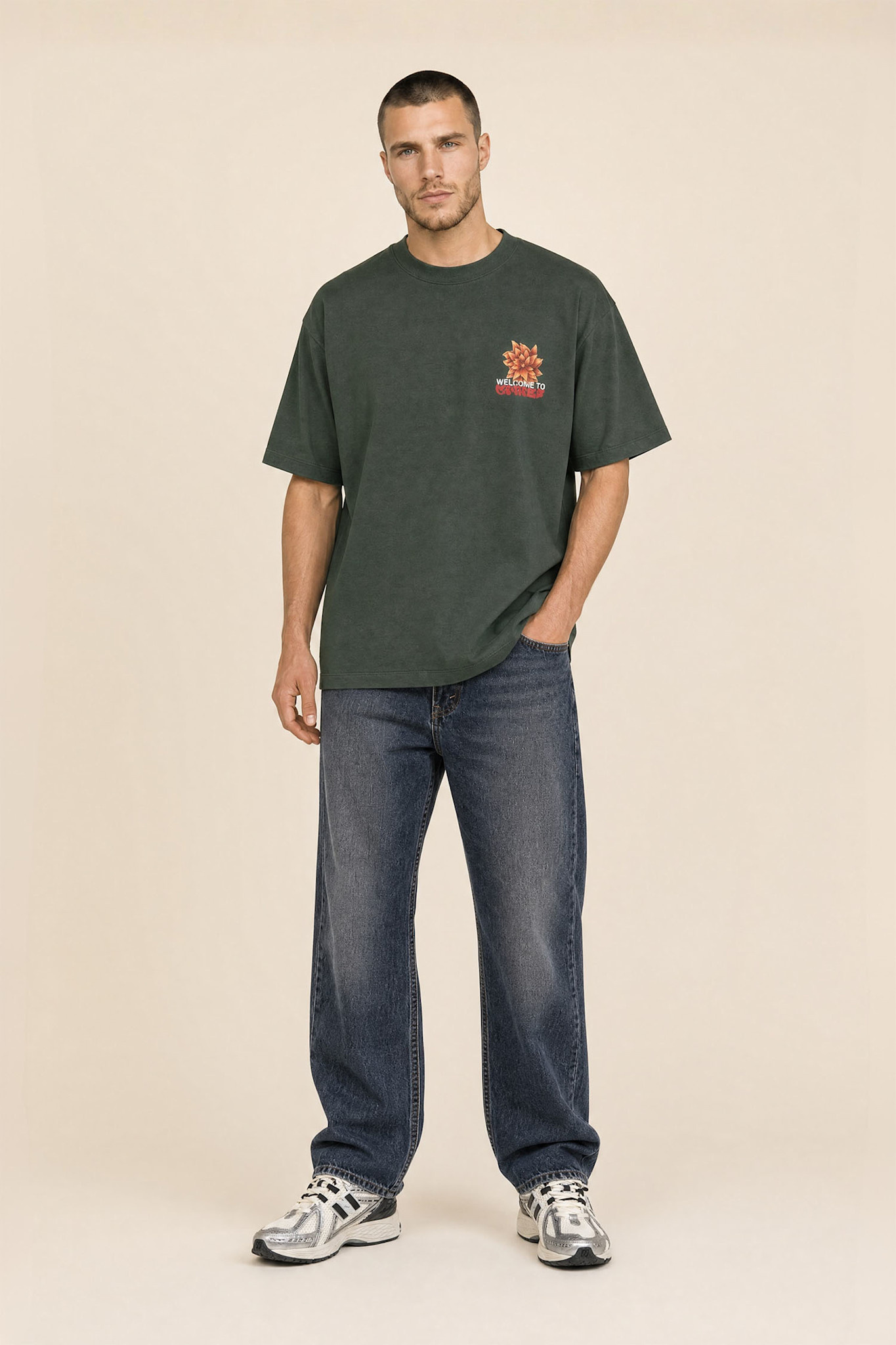 Kultivate Luxury Cannes Tee Deep Forest