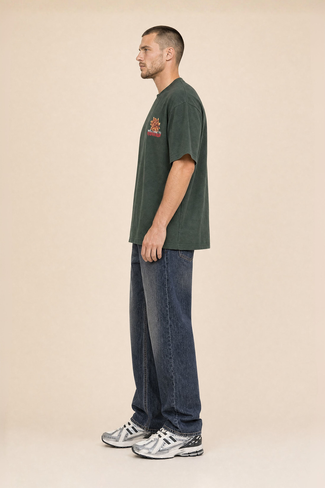 Kultivate Luxury Cannes Tee Deep Forest