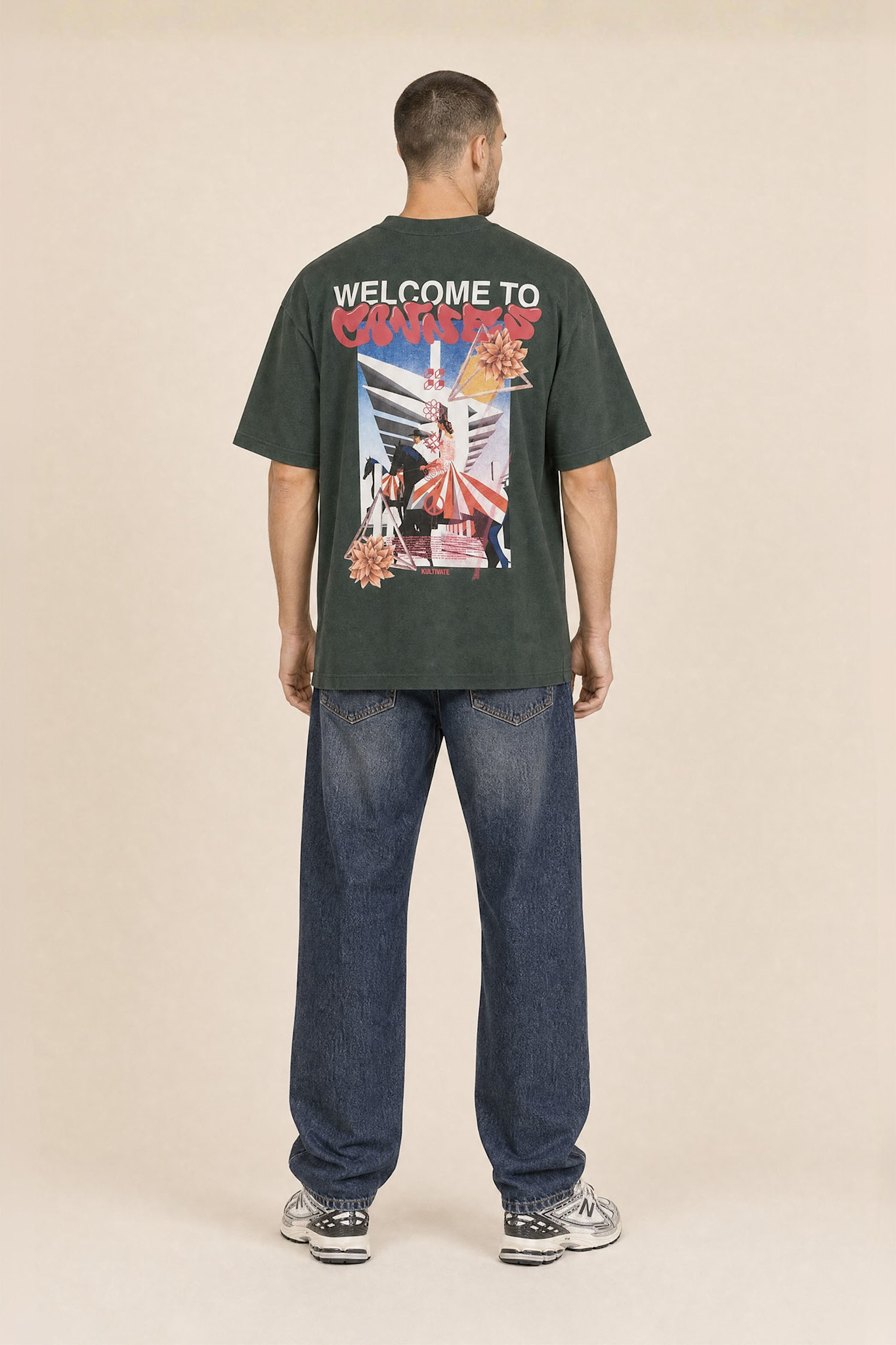 Kultivate Luxury Cannes Tee Deep Forest