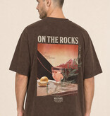 Kultivate Luxury Rocks Tee Chocolate Brown
