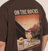 Kultivate Luxury Rocks Tee Chocolate Brown