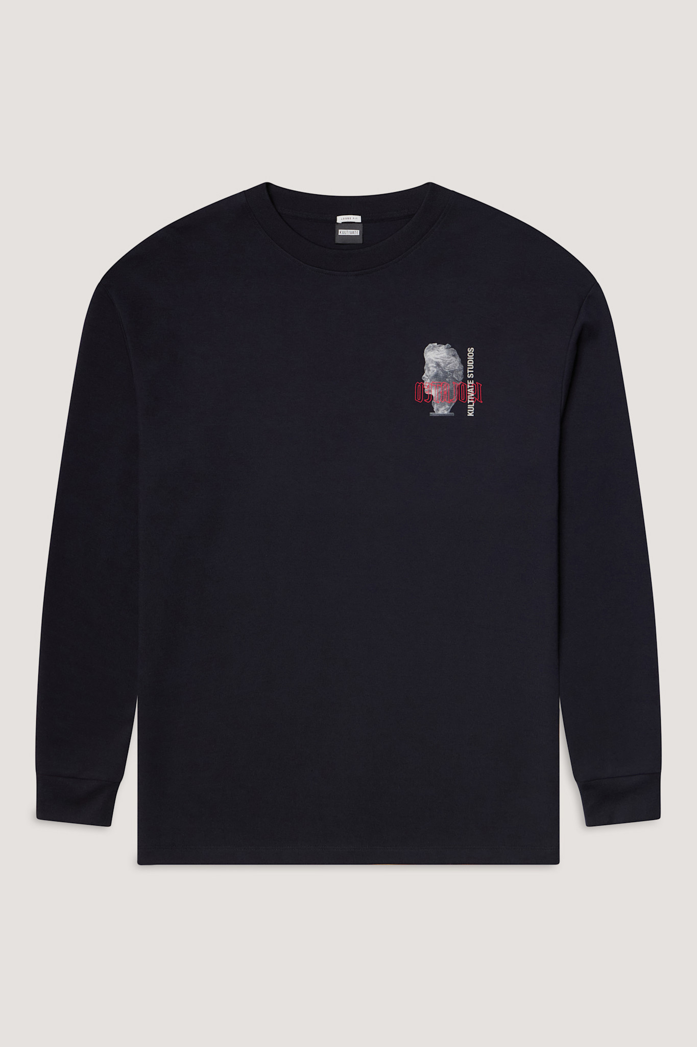 Kultivate Luxury Curiosity L/S Tee Dark Navy