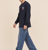 Kultivate Luxury Curiosity L/S Tee Dark Navy