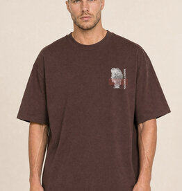 Kultivate Luxury Curiosity Tee Chocolate Brown