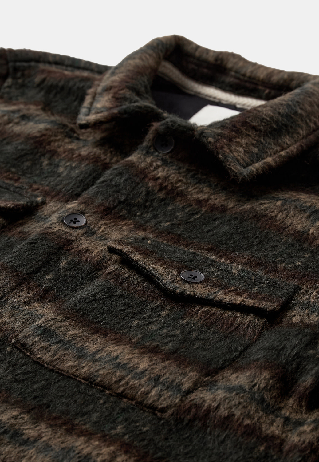 Anerkjendt Oscar Heavy Twill Overshirt 902604 Forest Night