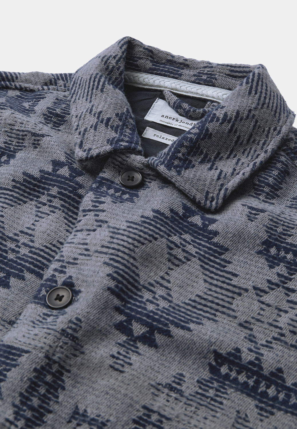 Anerkjendt Otto Inka Overshirt 902557 Sky Captain