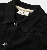 Anerkjendt Svend Needle Rib Cardigan Knit 902032 Caviar