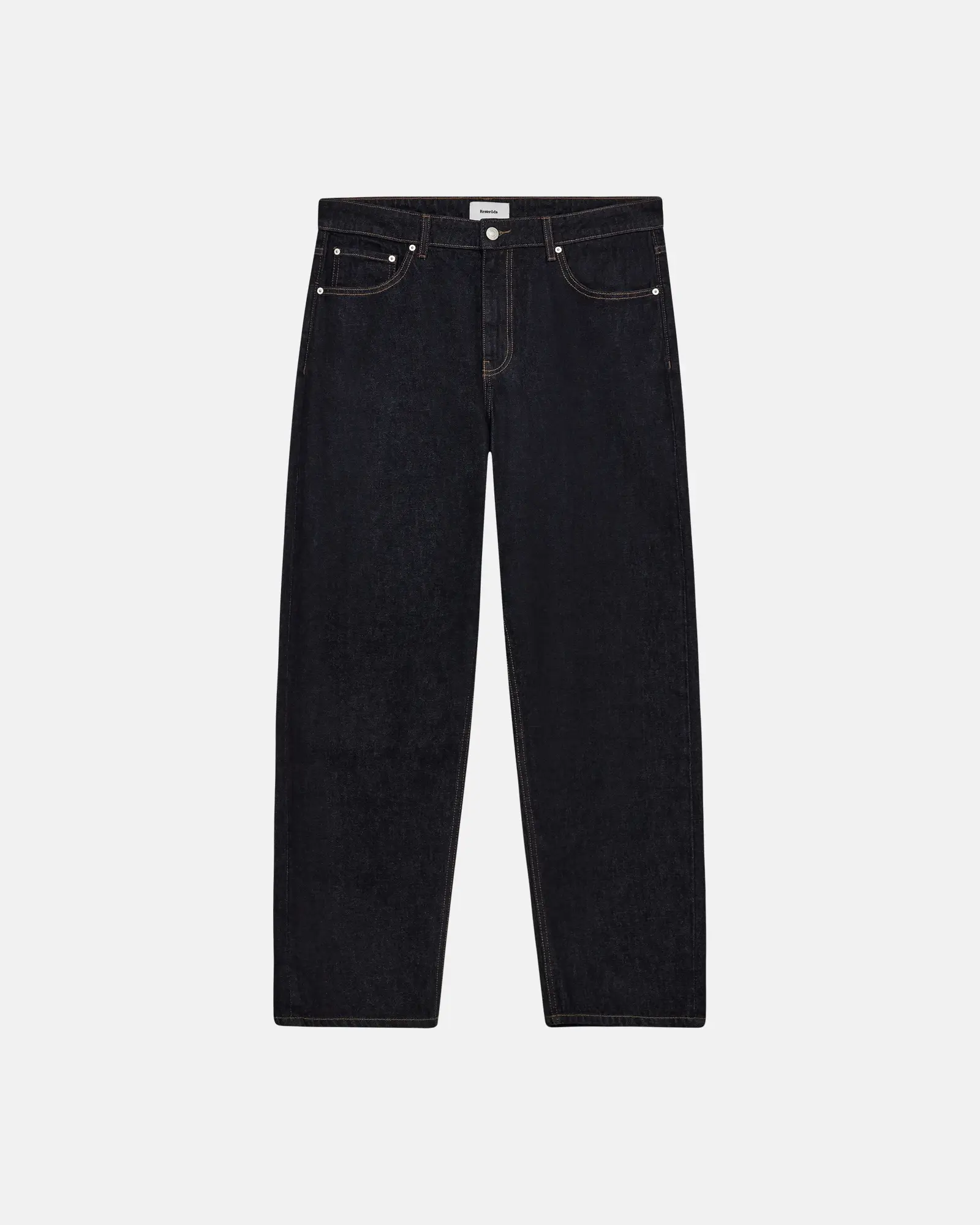 Resterods Owen Loose Fit Jeans 5002-Nearly Black