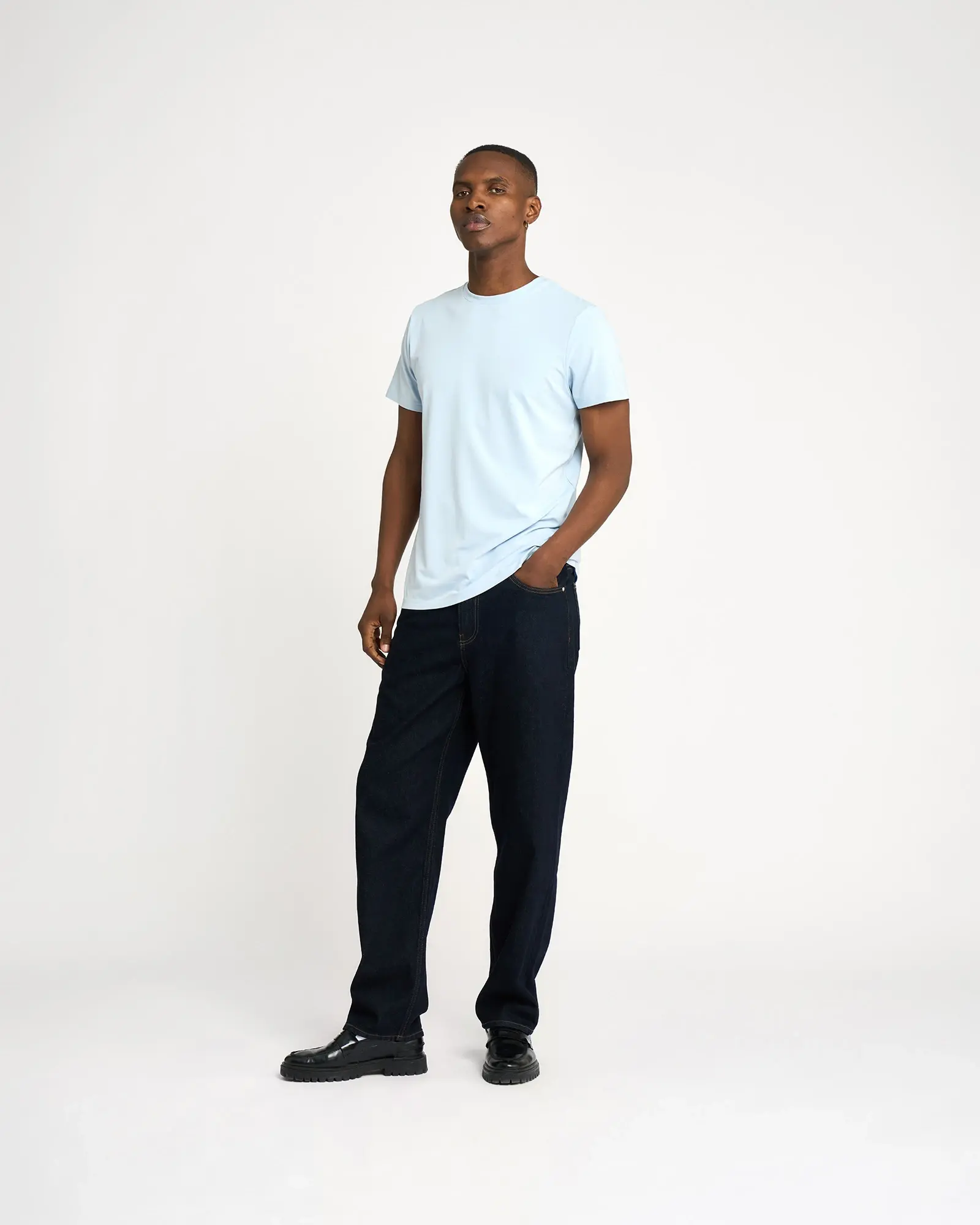 Resterods Owen Loose Fit Jeans 5002-Nearly Black