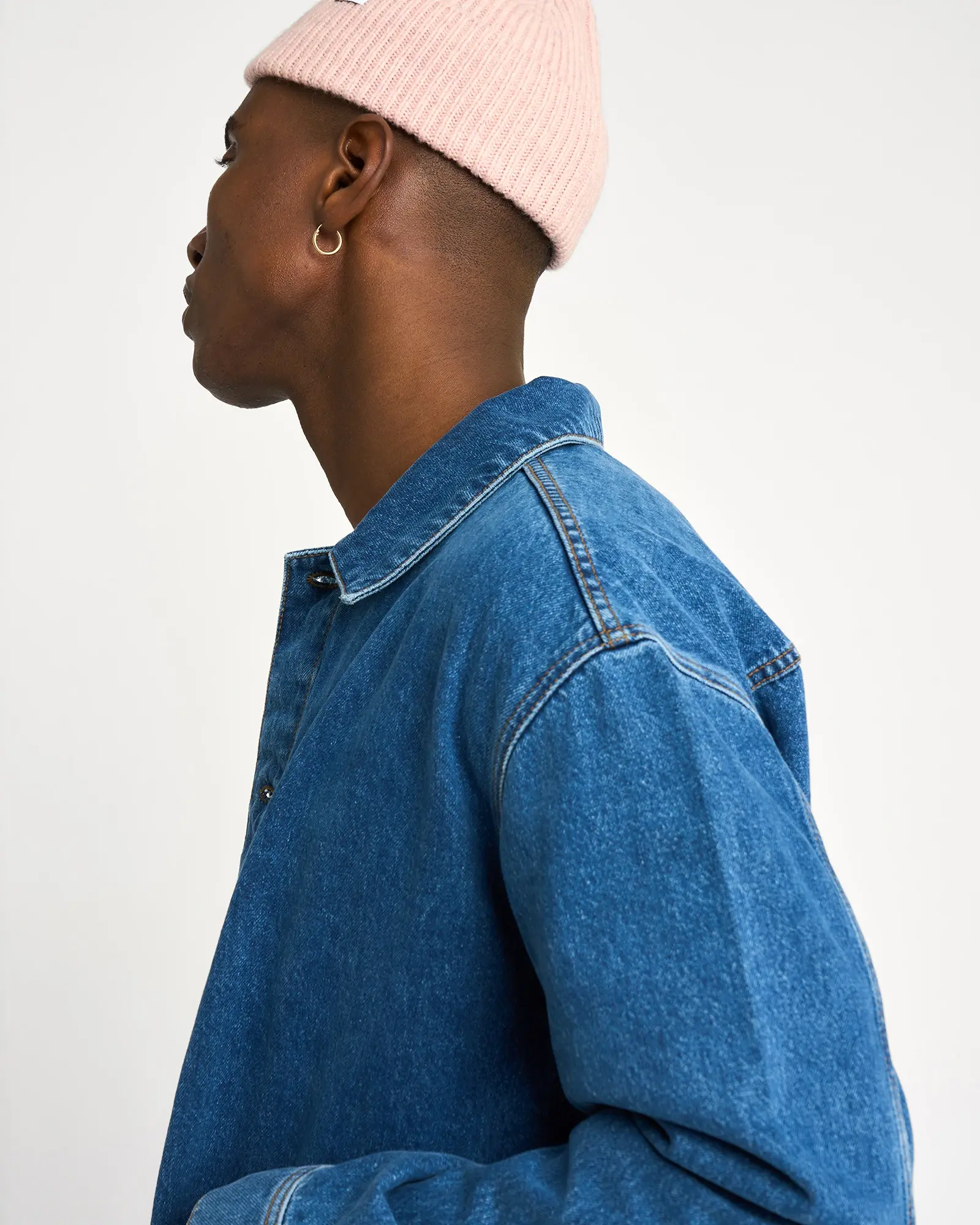 Resterods Nathan Denim Overshirt 5001-Blue