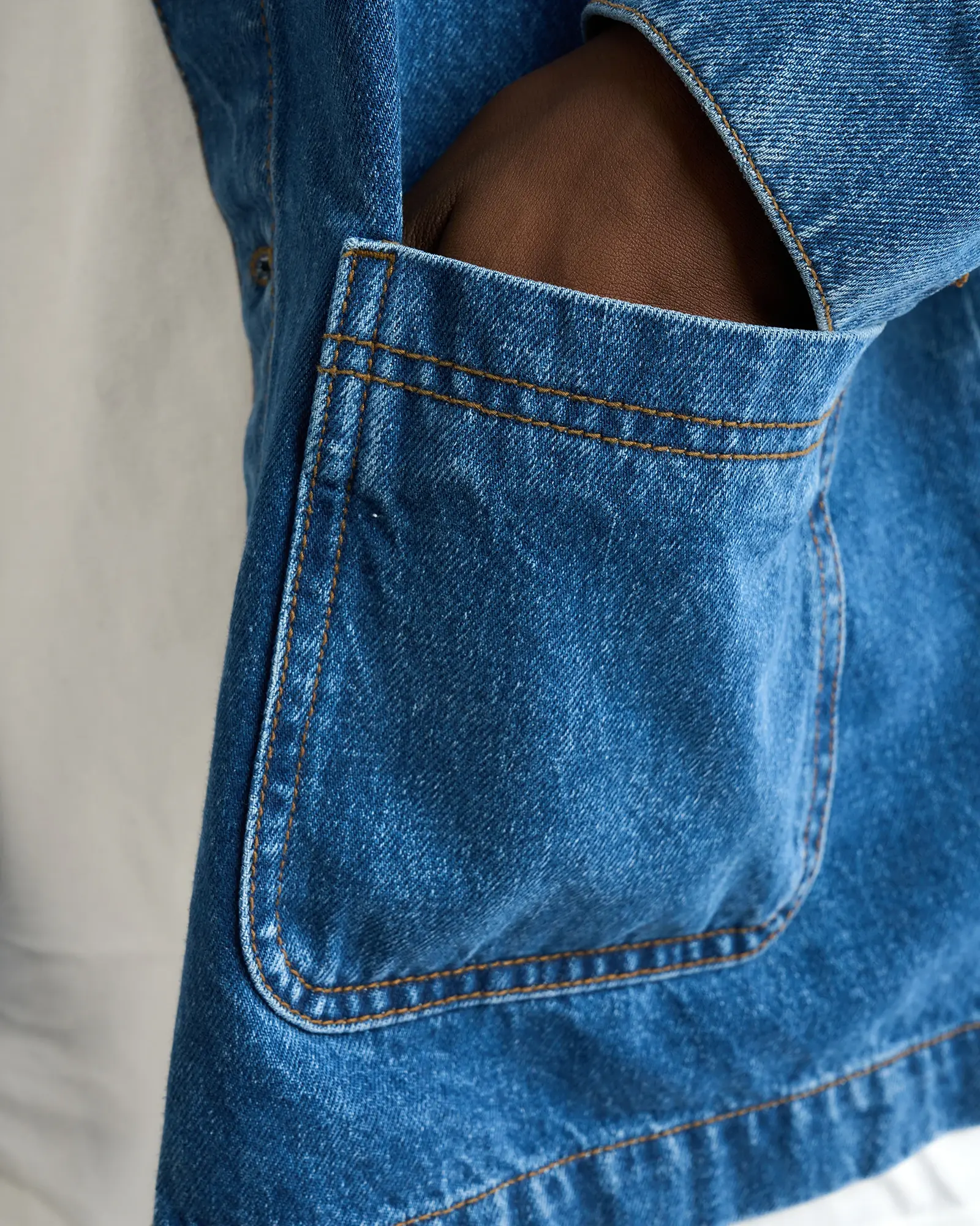 Resterods Nathan Denim Overshirt 5001-Blue