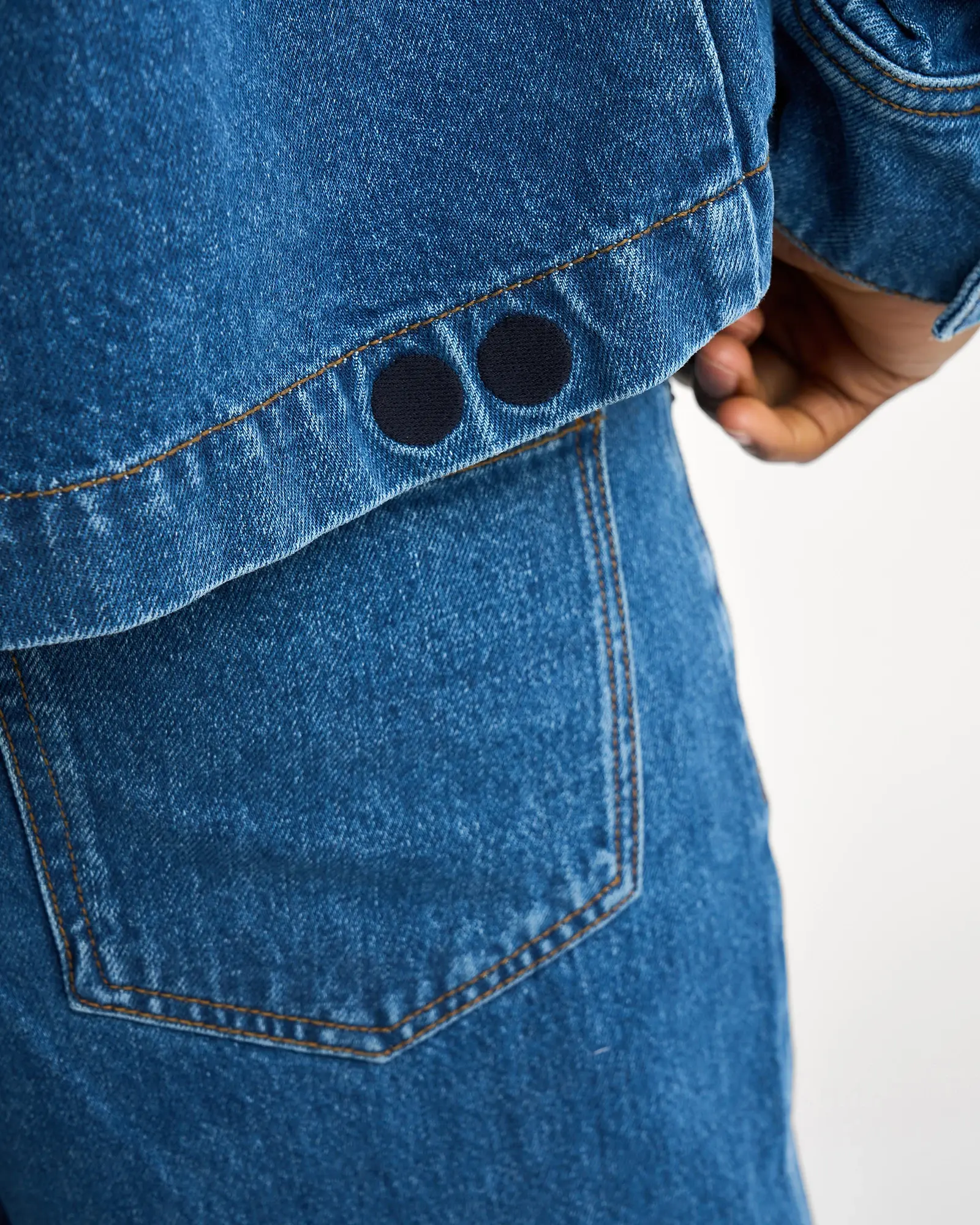 Resterods Nathan Denim Overshirt 5001-Blue