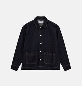 Resterods Nathan Denim Overshirt 5002-Nearly Black