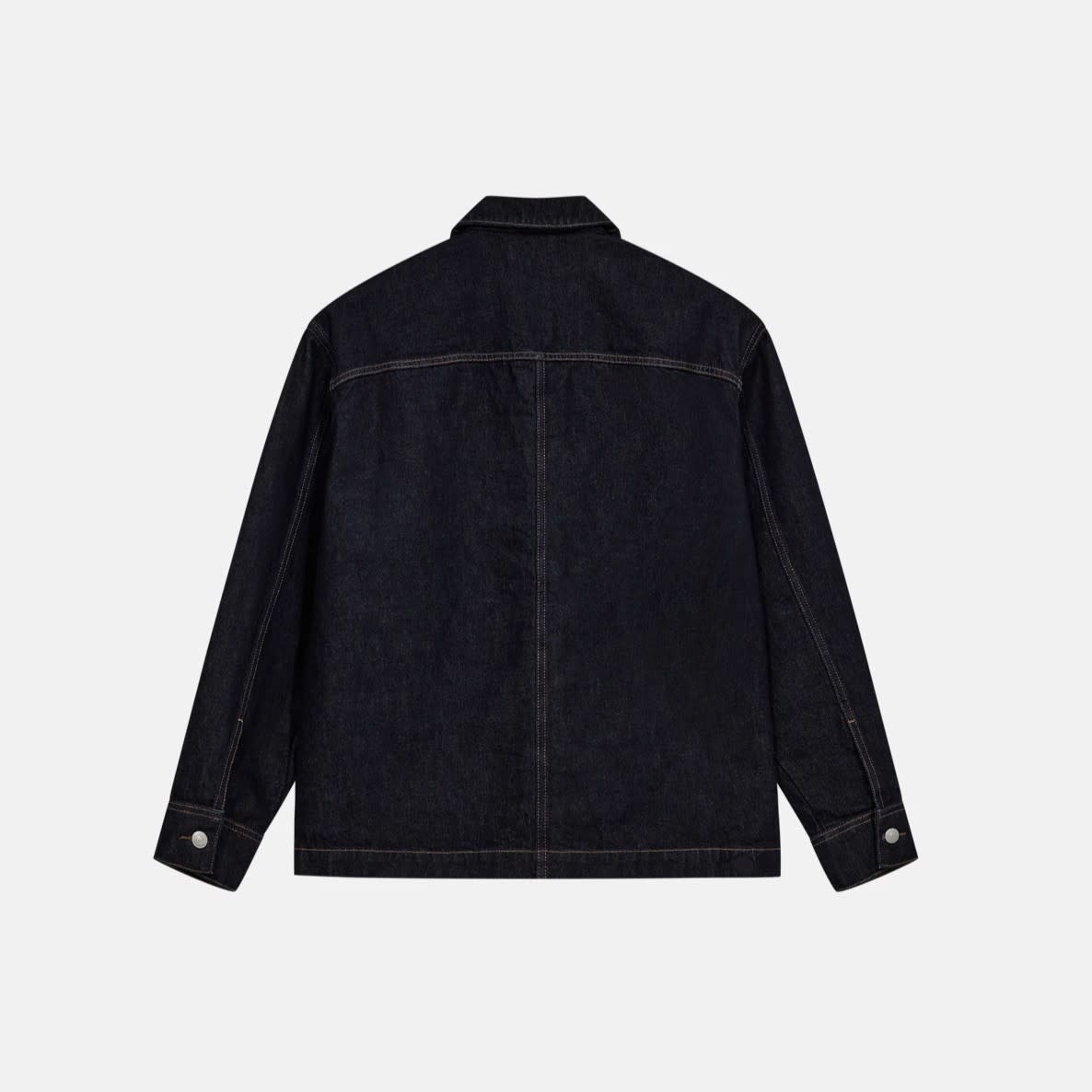 Resterods Nathan Denim Overshirt 5002-Nearly Black