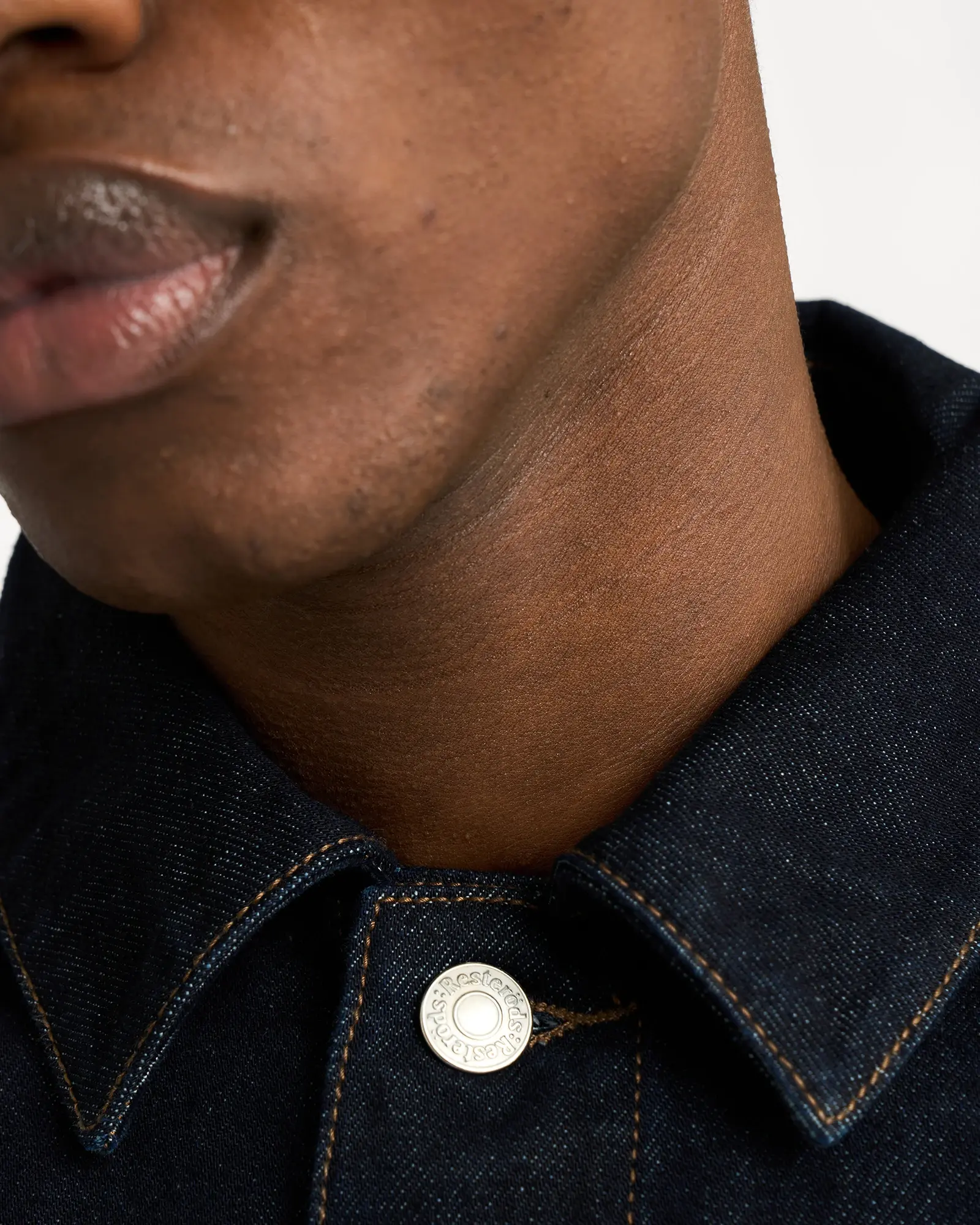 Resterods Nathan Denim Overshirt 5002-Nearly Black