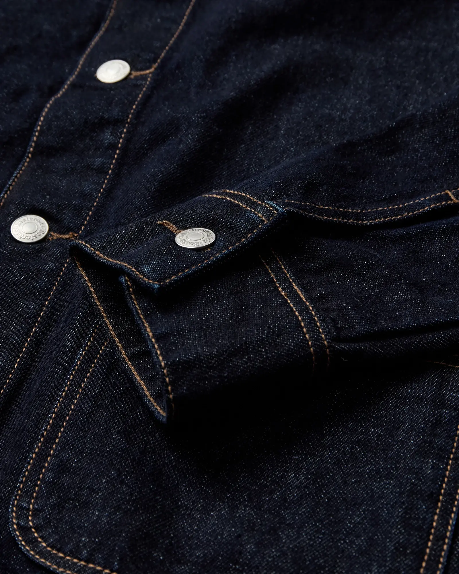 Resterods Nathan Denim Overshirt 5002-Nearly Black