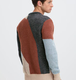 Casual Friday 20505594 Noe Geometric Crew Neck Knit 900009819 SImply Taupe