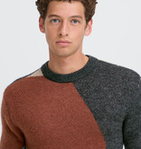 Casual Friday 20505594 Noe Geometric Crew Neck Knit 900009819 SImply Taupe