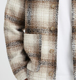 Casual Friday 20506360 Cesar Check Jacket 900009471 Simply Taupe