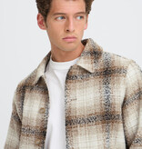 Casual Friday 20506360 Cesar Check Jacket 900009471 Simply Taupe