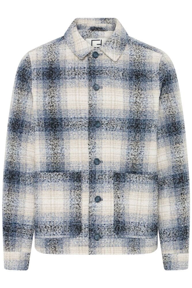 Casual Friday 20506360 Cesar Check Jacket 900009472 Ashley Blue
