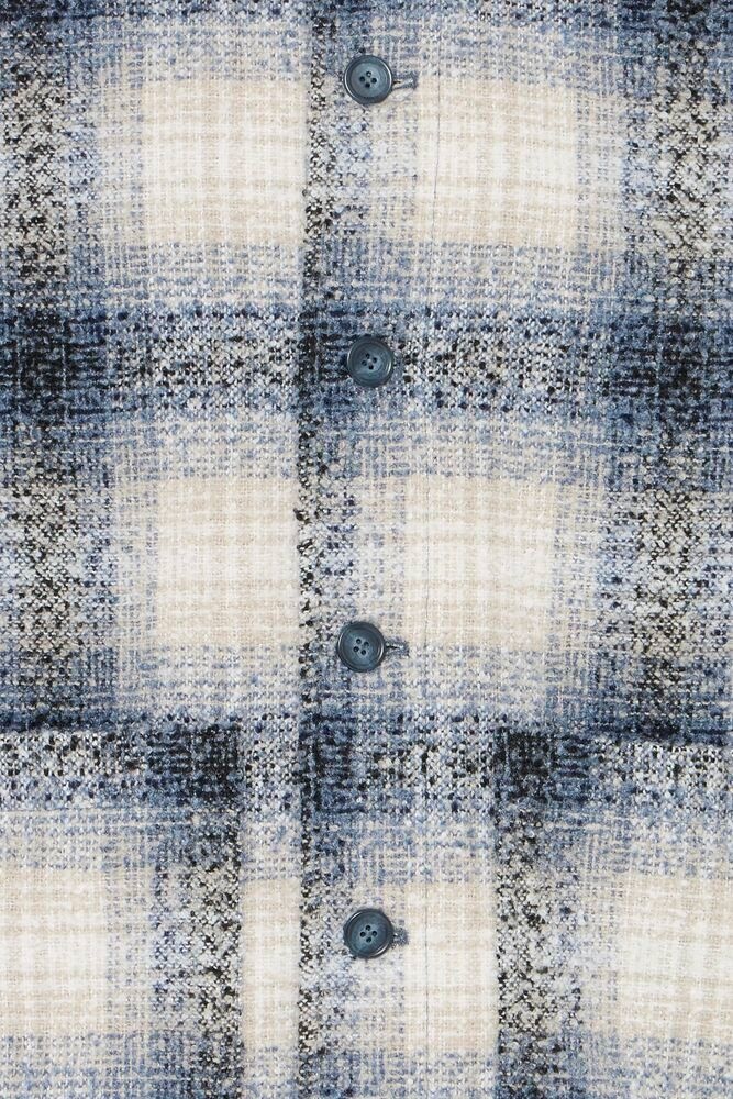 Casual Friday 20506360 Cesar Check Jacket 900009472 Ashley Blue