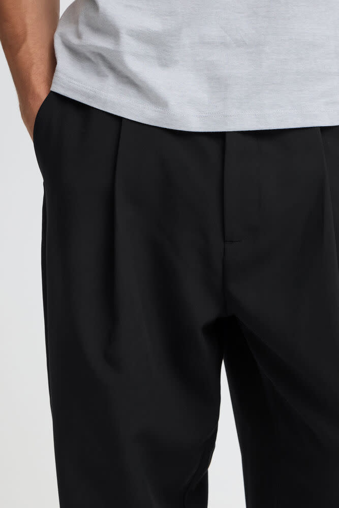 Casual Friday 20506530 Aske Relaxed Wide Pants 193911 Black Beauty