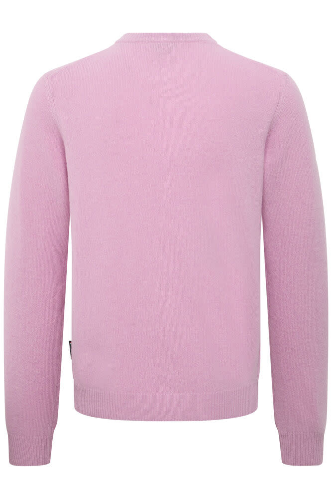 Casual Friday 20503970 Karl Lambswool Crew Knit 1633071 Lavender Mist