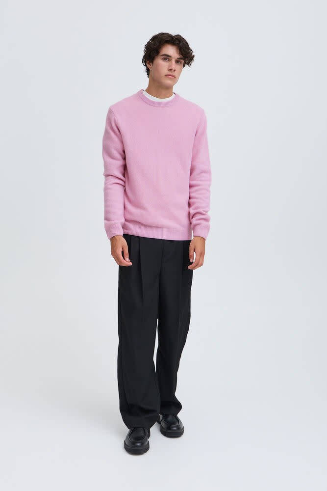 Casual Friday 20503970 Karl Lambswool Crew Knit 1633071 Lavender Mist