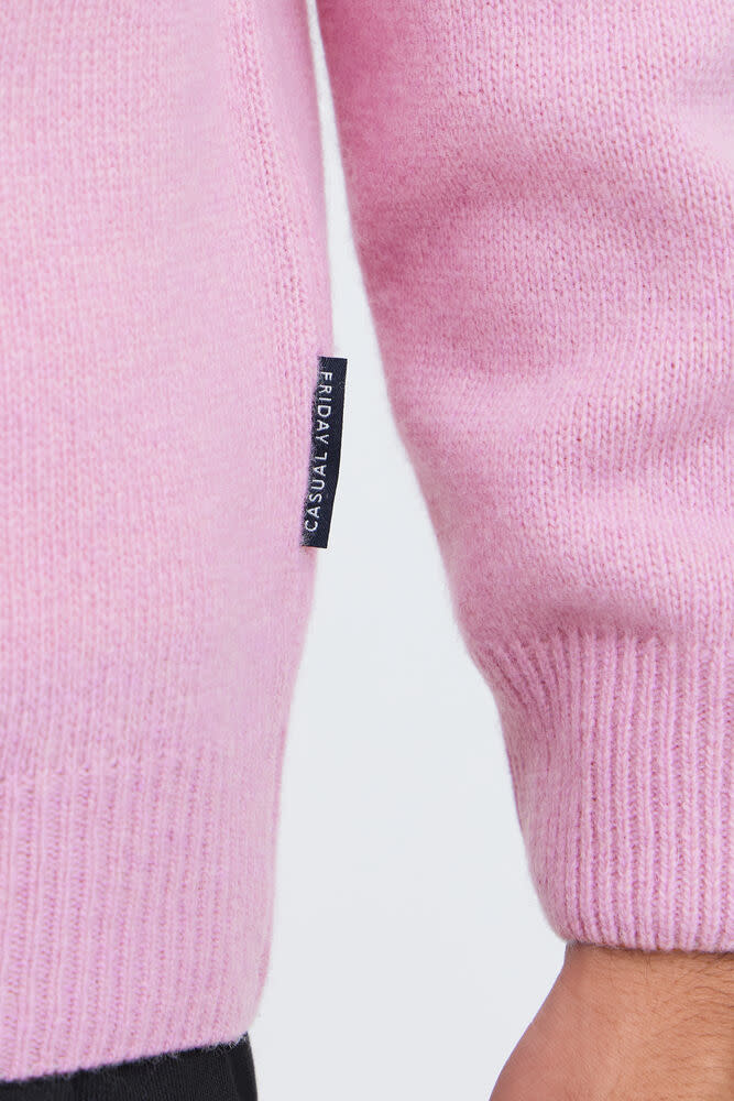 Casual Friday 20503970 Karl Lambswool Crew Knit 1633071 Lavender Mist